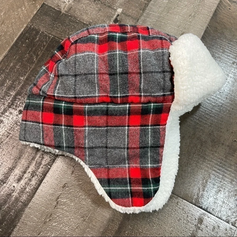 Carter’s Boys Winter Plaid Hat 12 - 24 months